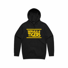 Load image into Gallery viewer, Yankalilla Tigers - Printed Logo Hoodie - Front - Black/ Grey
