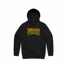 Load image into Gallery viewer, Yankalilla Tigers - Printed College Hoodie - Front - Black/ Grey
