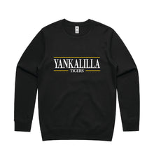 Load image into Gallery viewer, Yankalilla Tigers - Embroidered Sweater - Front - Black/ Grey
