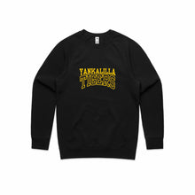 Load image into Gallery viewer, Yankalilla Tigers - Printed College Sweater - Front - Black/ Grey
