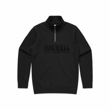 Load image into Gallery viewer, Yankalilla Tigers - Embroidered Qtr Zip - Front - Black/ Grey
