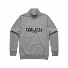 Load image into Gallery viewer, Yankalilla Tigers - Embroidered Qtr Zip - Front - Black/ Grey
